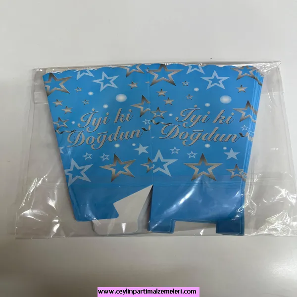 İyi Ki Doğdun Temalı Popcorn Kutusu